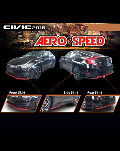 BODY LIP HONDA CIVIC 2017 MẪU AERO SPEED